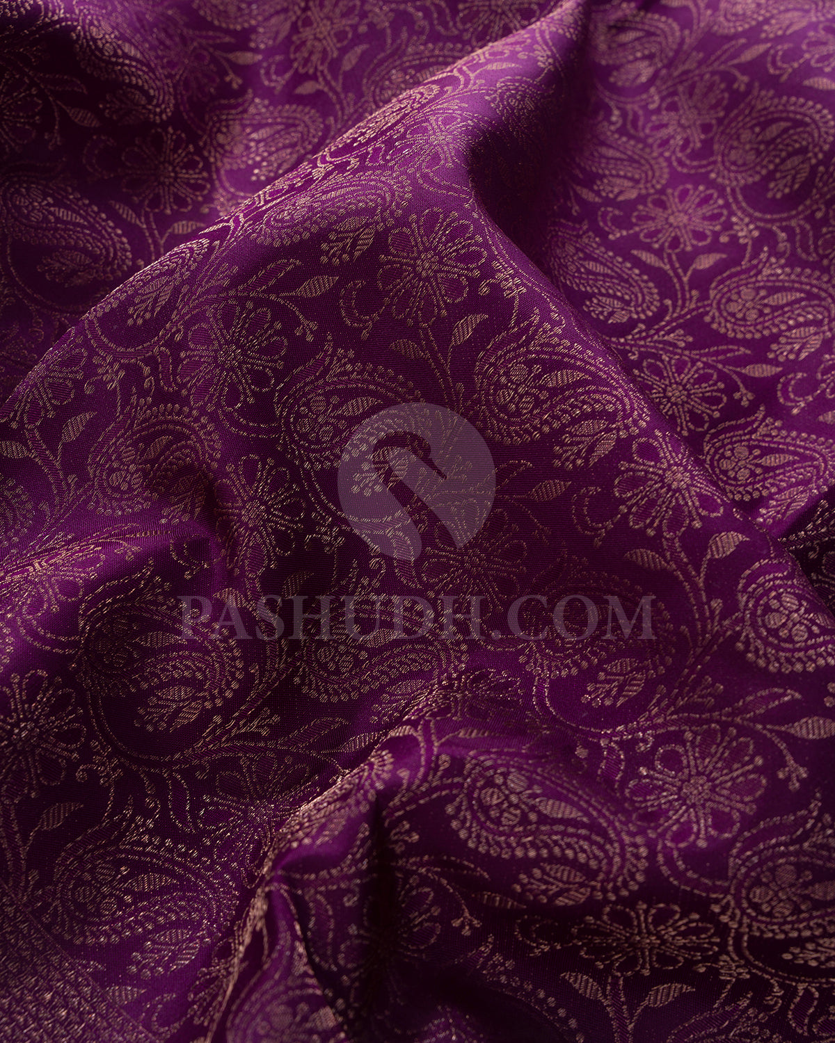 Purple Kanjivaram Silk Saree - DT264( C )