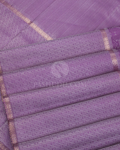 Lavender Kanjivaram Silk Saree - DT257(B) - View 3