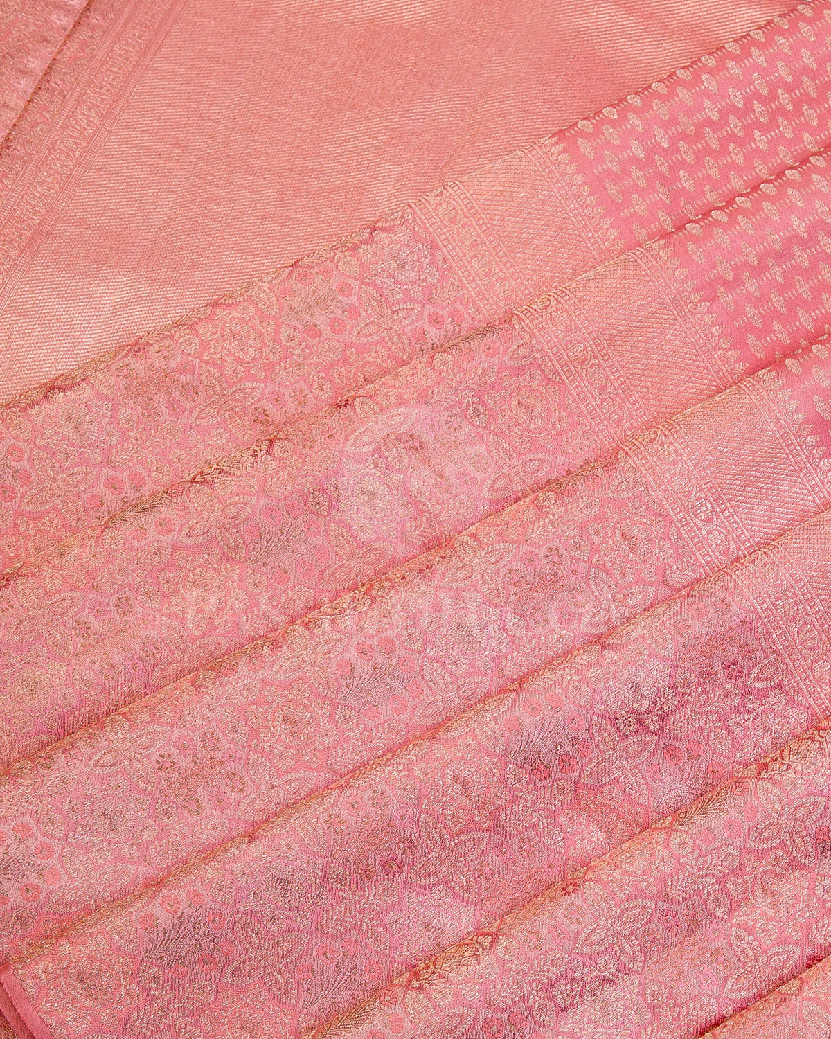 Baby Pink Kanjivaram Silk Saree - S953
