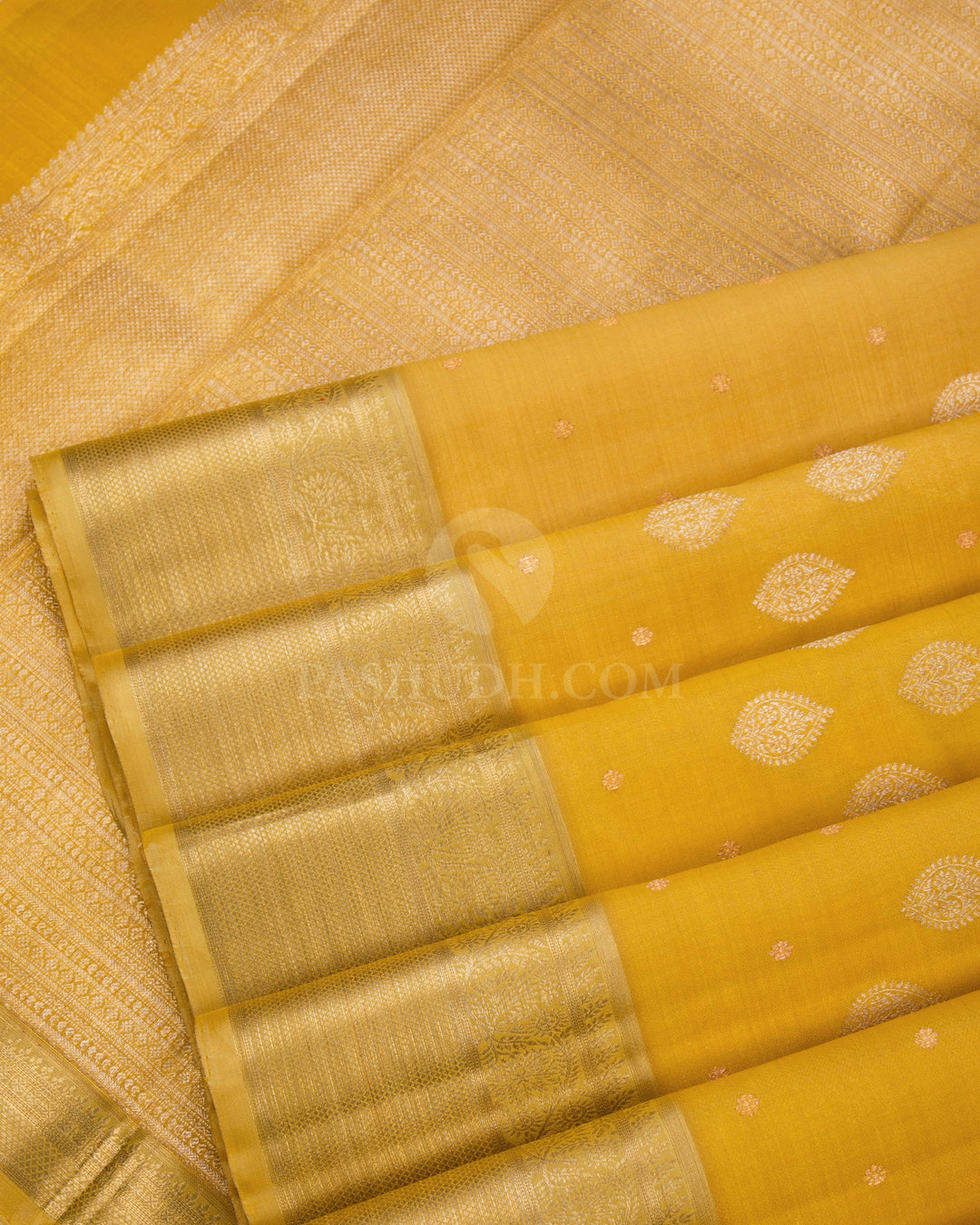 Mehendi Green Kanjivaram Silk Saree - S865 - View 5