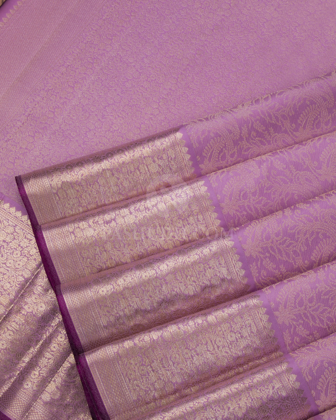 Lavender Kanjivaram Silk Saree - DJ221 - View 5