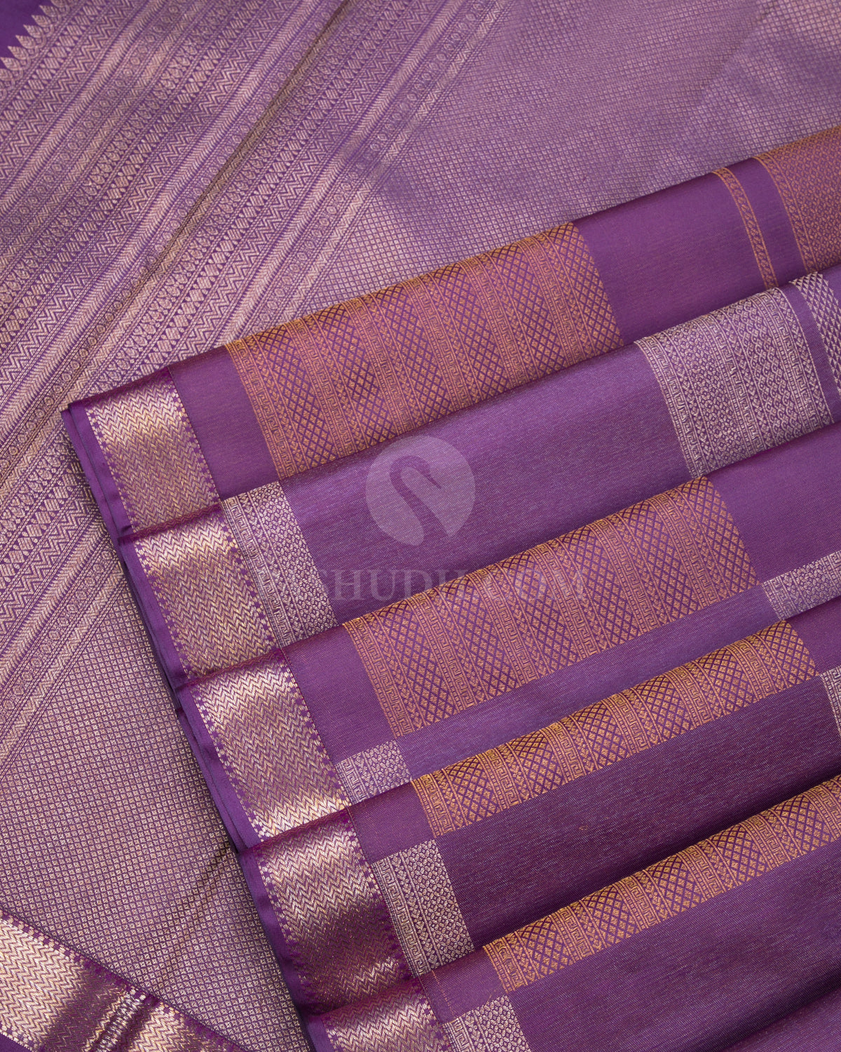 Royal Purple Kanjivaram Silk Saree - D467