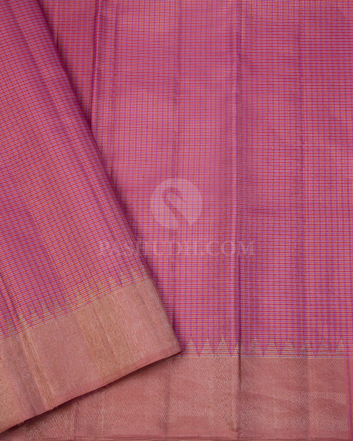 Onion Pink Kanjivaram Silk Saree - S997 - View 3