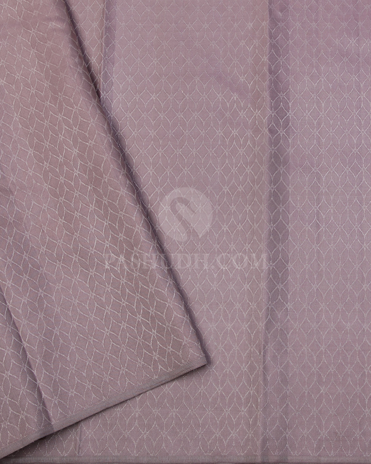 Purple Mauve & Greige Kanjivaram Silk Saree - D511(A) - View 2
