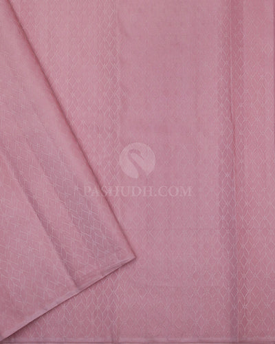Baby Pink Kanjivaram Silk Saree - D450- View 3