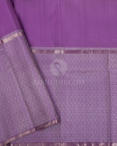 Lavender Kanjivaram Silk Saree - DT257(B) - View 2