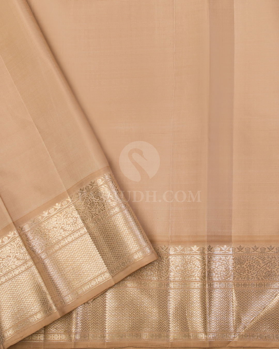 Red & Beige Kanjivaram Silk Saree - S1042(A) - View 3
