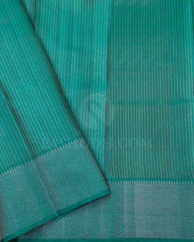 Yellow And Green Kanjivaram Silk Saree - DT278(A)