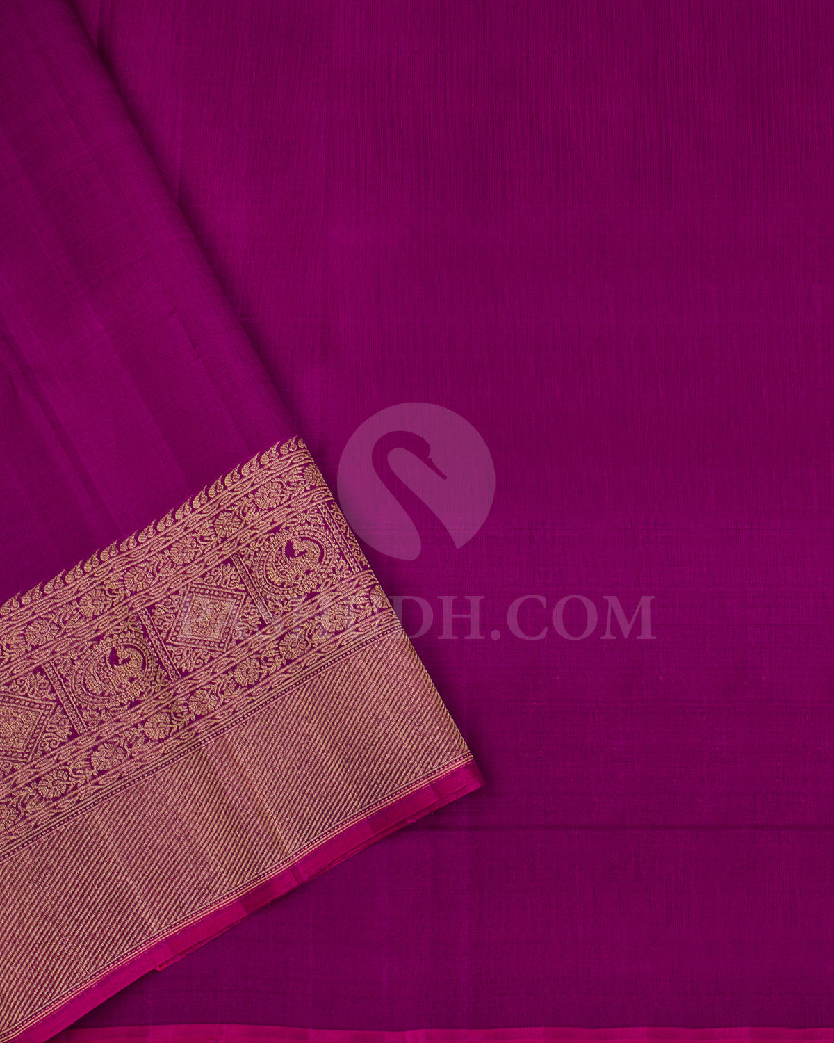 Gold And Purple Kanjivaram Silk Saree - S1217(A)