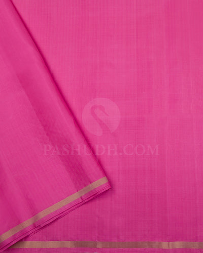 Pink Soft Silk Saree - C15