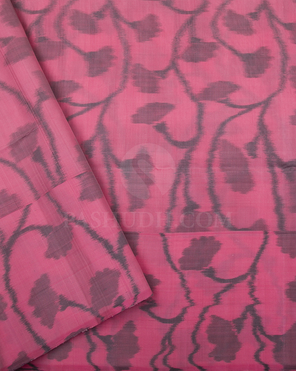 Dark Purple And Bright Pink Soft Silk Saree - C19