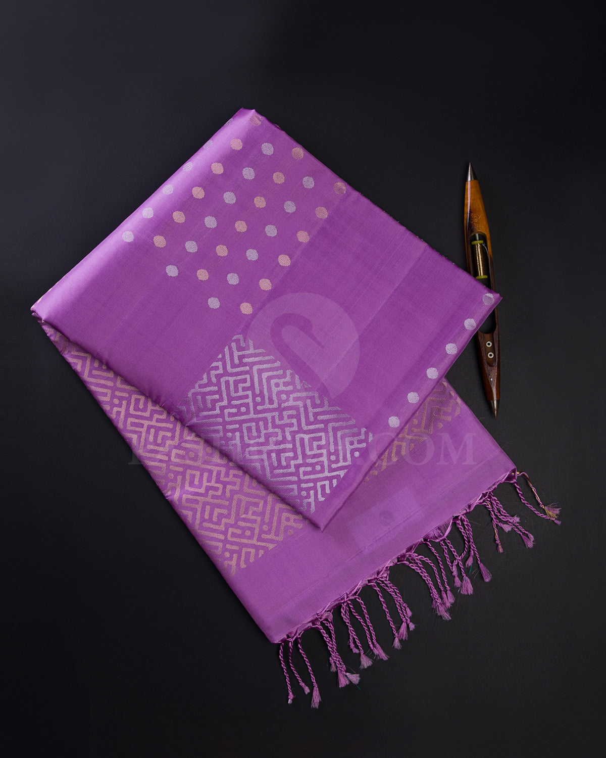 Lavender Soft Silk Saree -C14