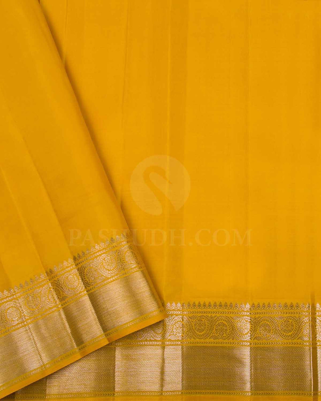 Lilac And Yellow Kanjivaram Silk Saree - S1173(B)