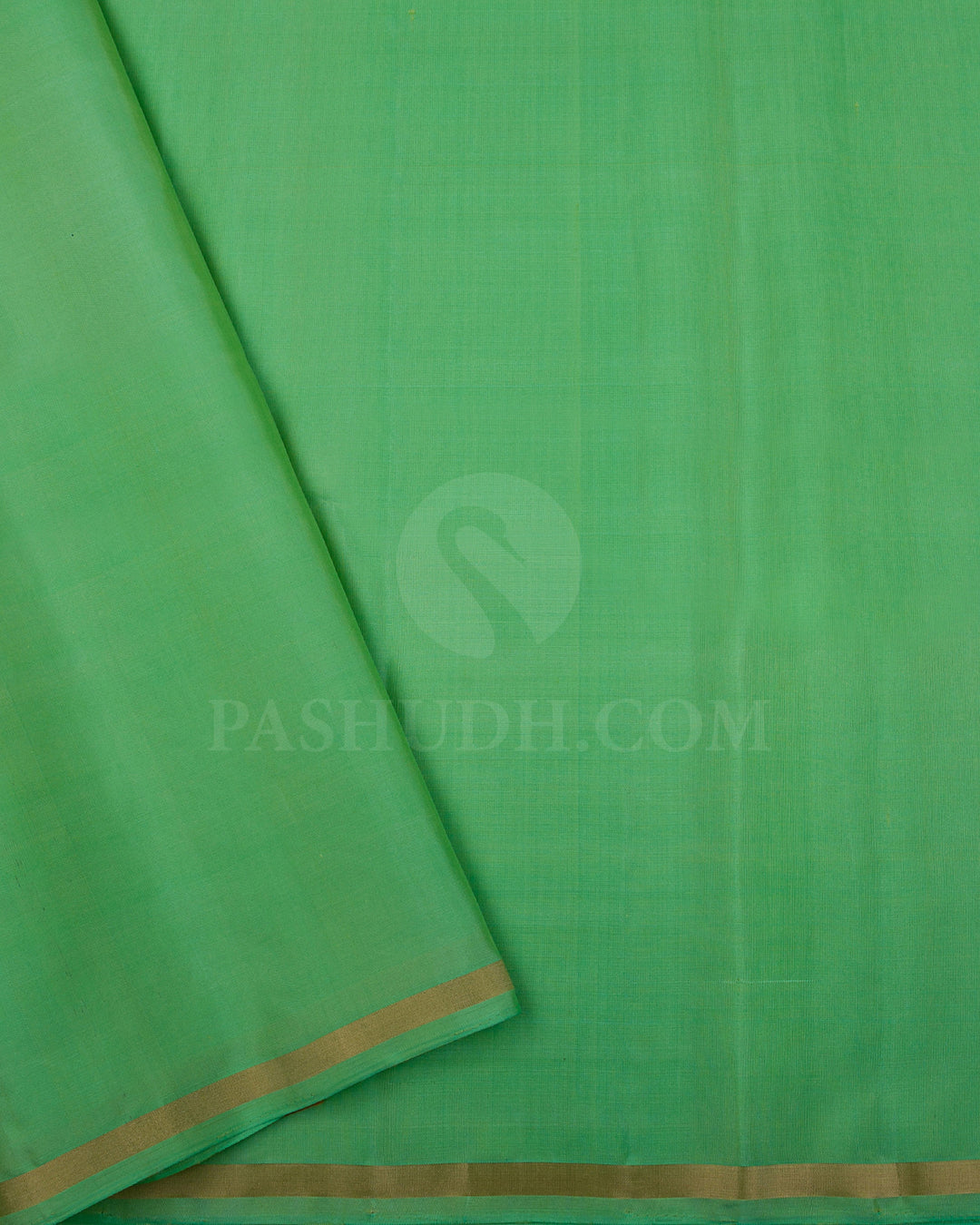 Green Soft Silk Saree - C1