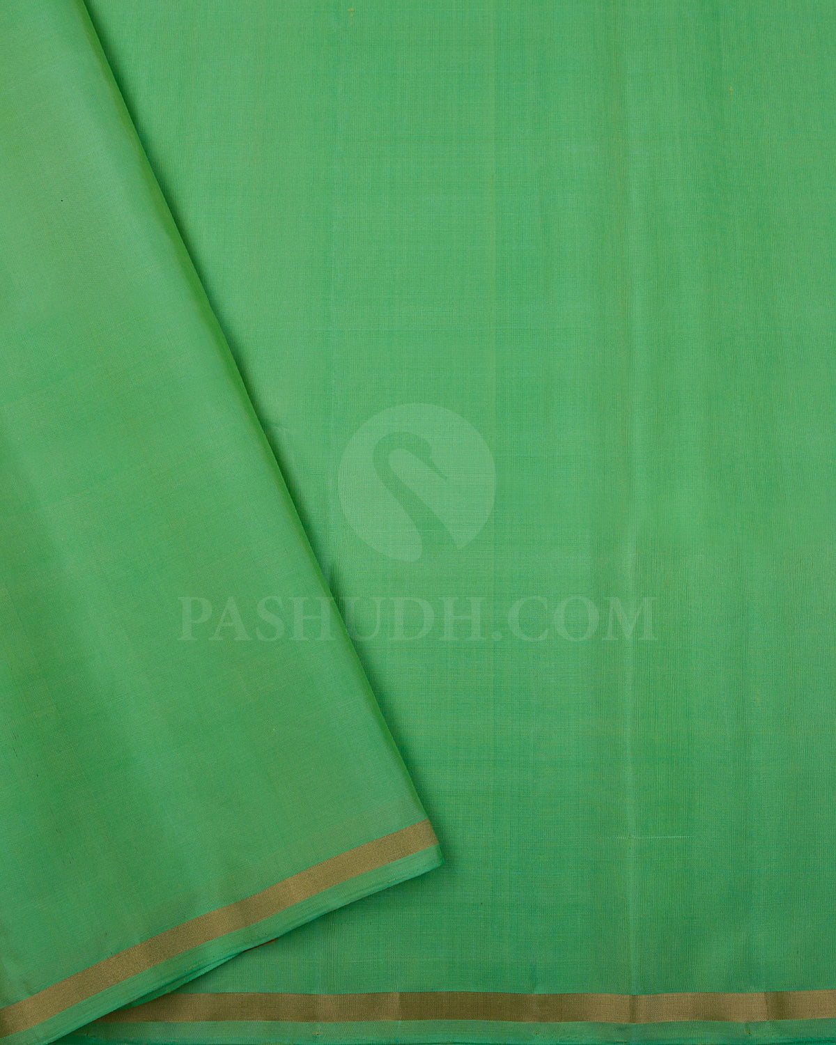 Green Soft Silk Saree - C1