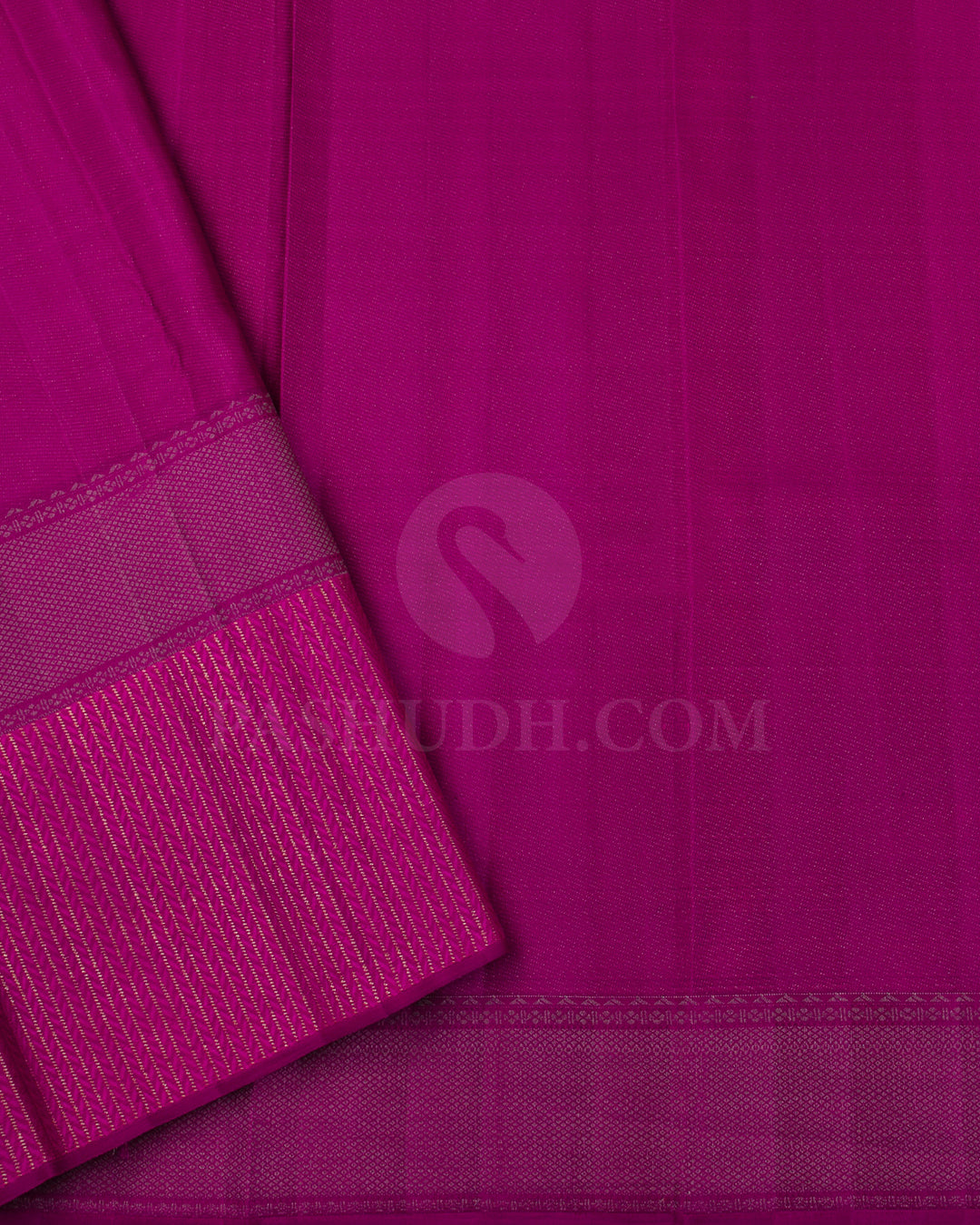 Orange And Pink Kanjivaram Silk Saree - D563(A)