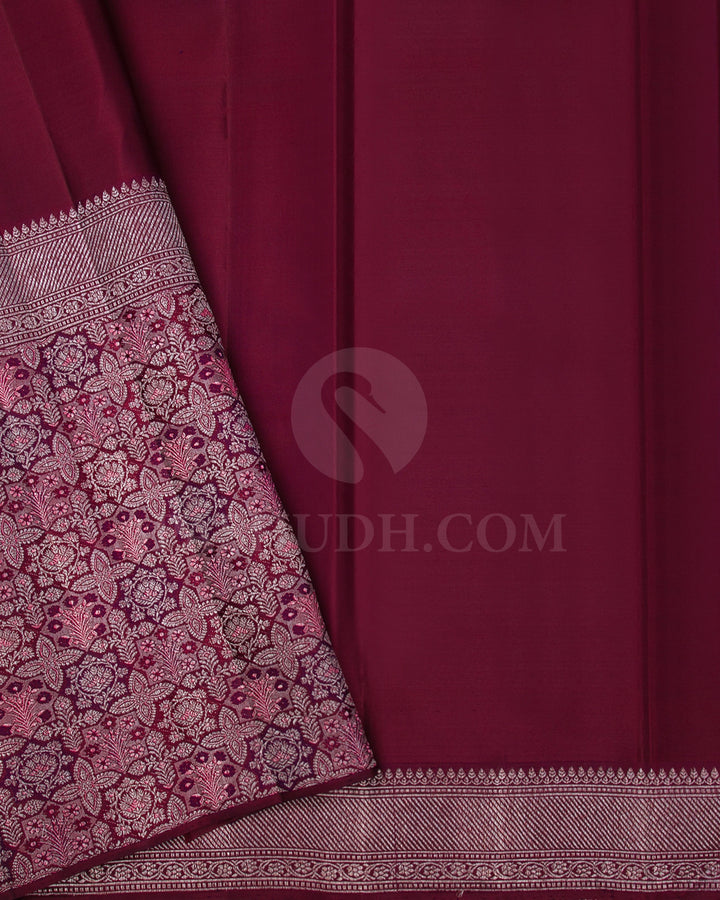 Brown Kanjivaram Silk Saree - S1191(B)