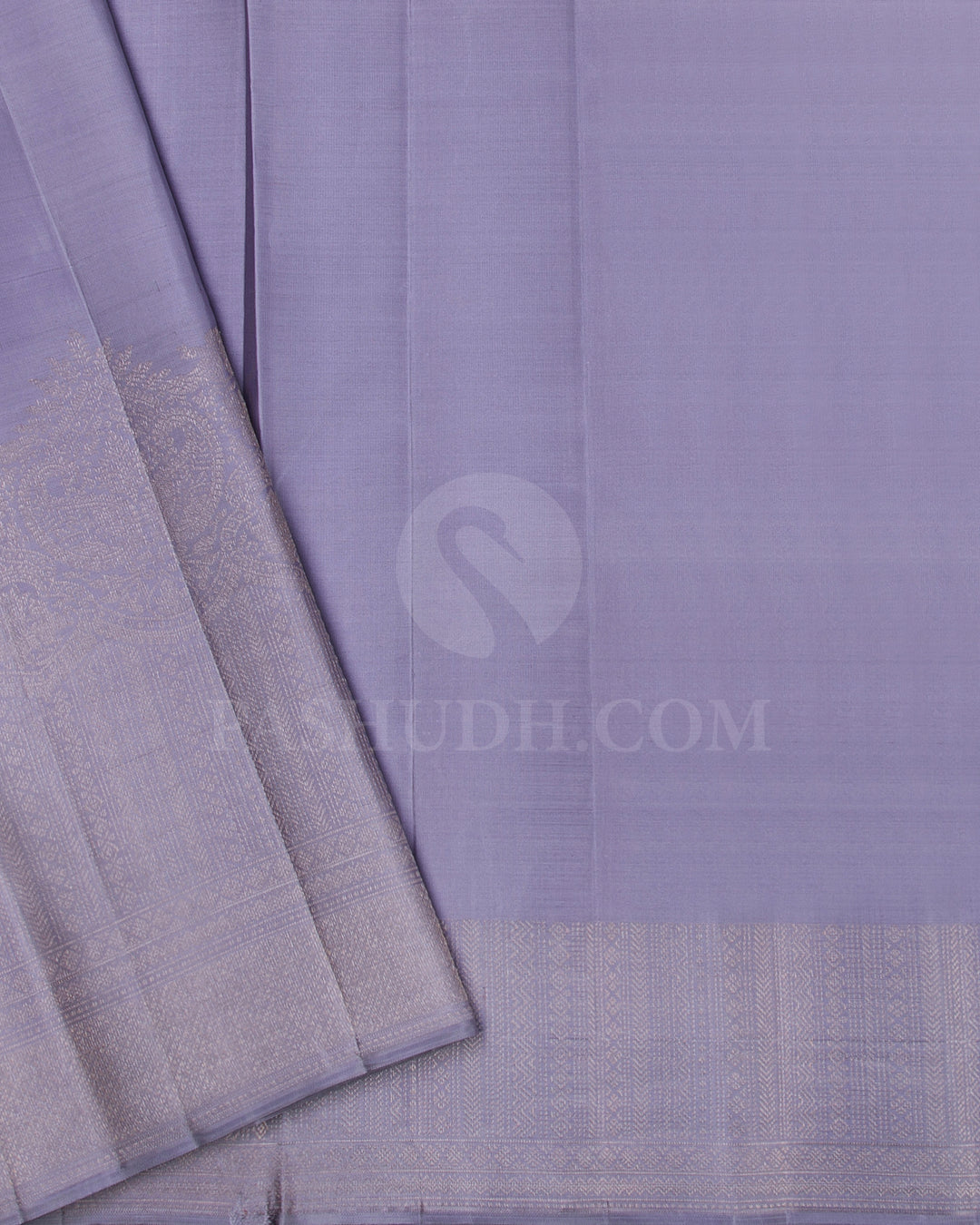 Royal Blue And Lavender Kanjivaram Silk Saree - DJ329(A)