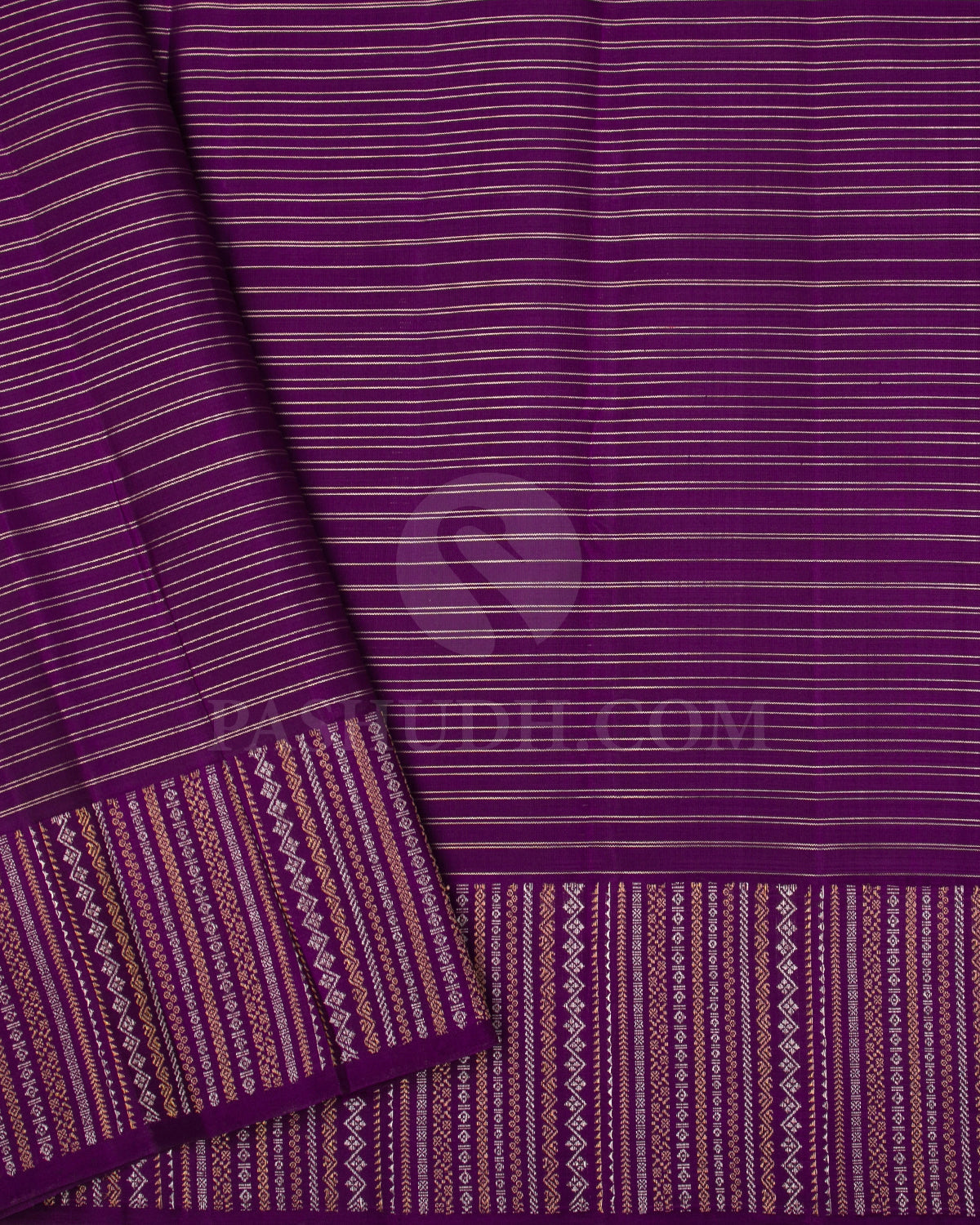 Shades of Purple And Violet Kanjivaram Silk Saree - S1243(A)