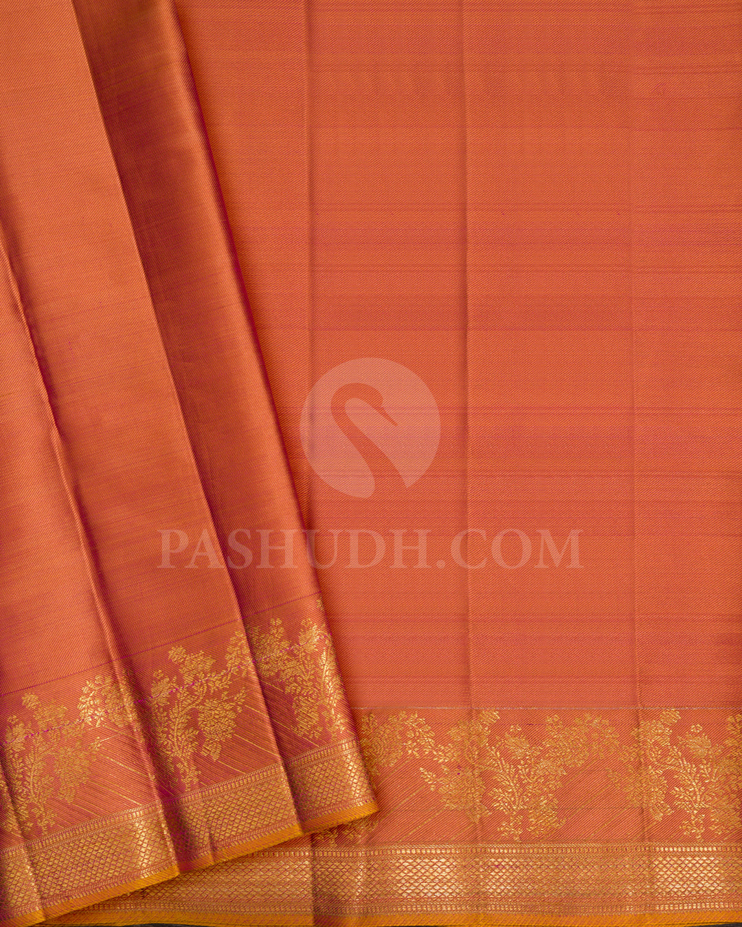 Multicolored With Dual Shaded Mustard Yellow Kanjivaram Silk Saree-DJ449(A)