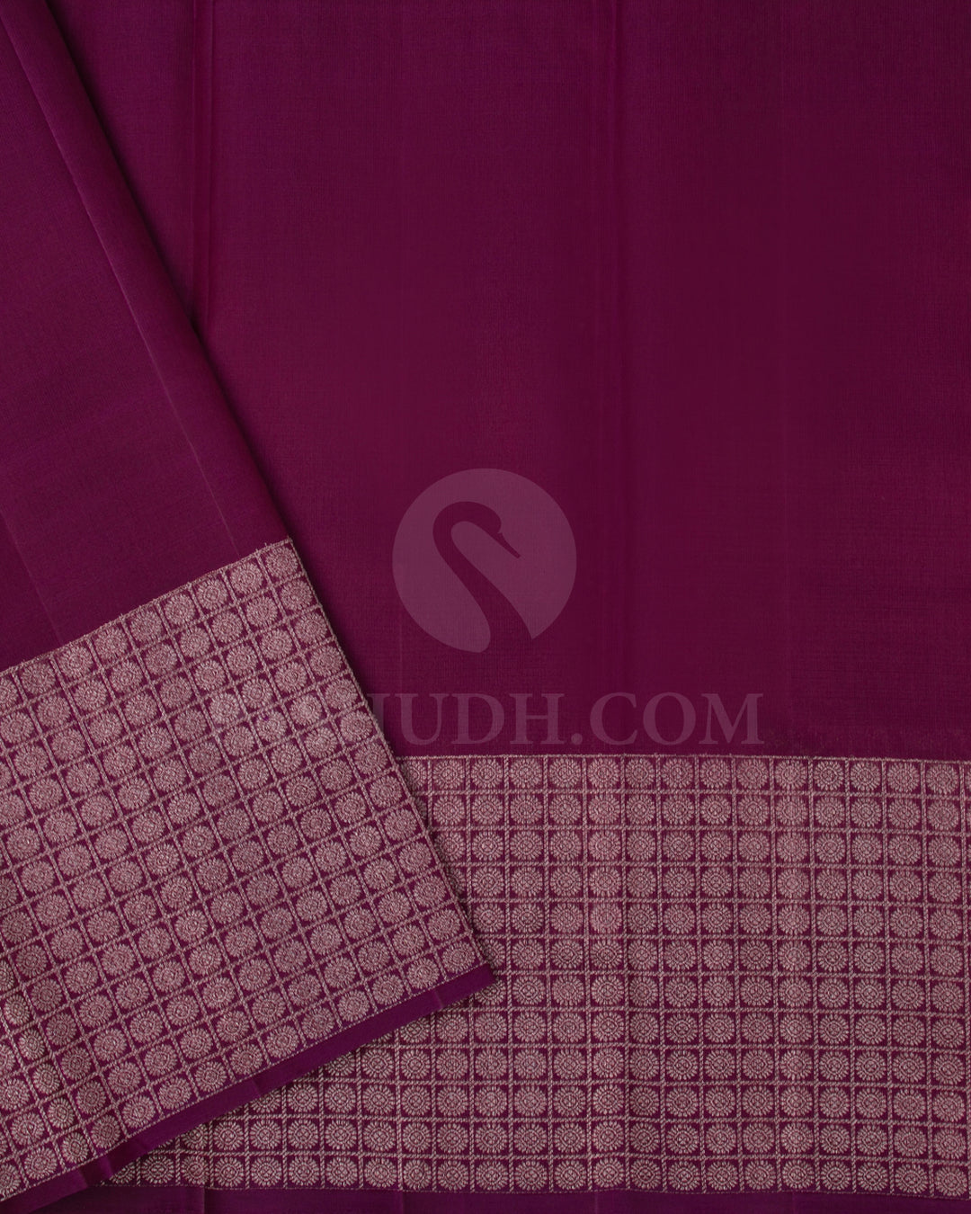 Old Rose And Purple Raising Border Kanjivaram Silk Saree - S1231(A)