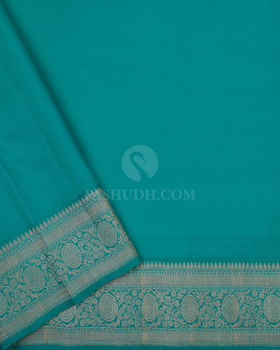 Mehendi Green & Anandha Kanjivaram Silk Saree - S757 - View 4