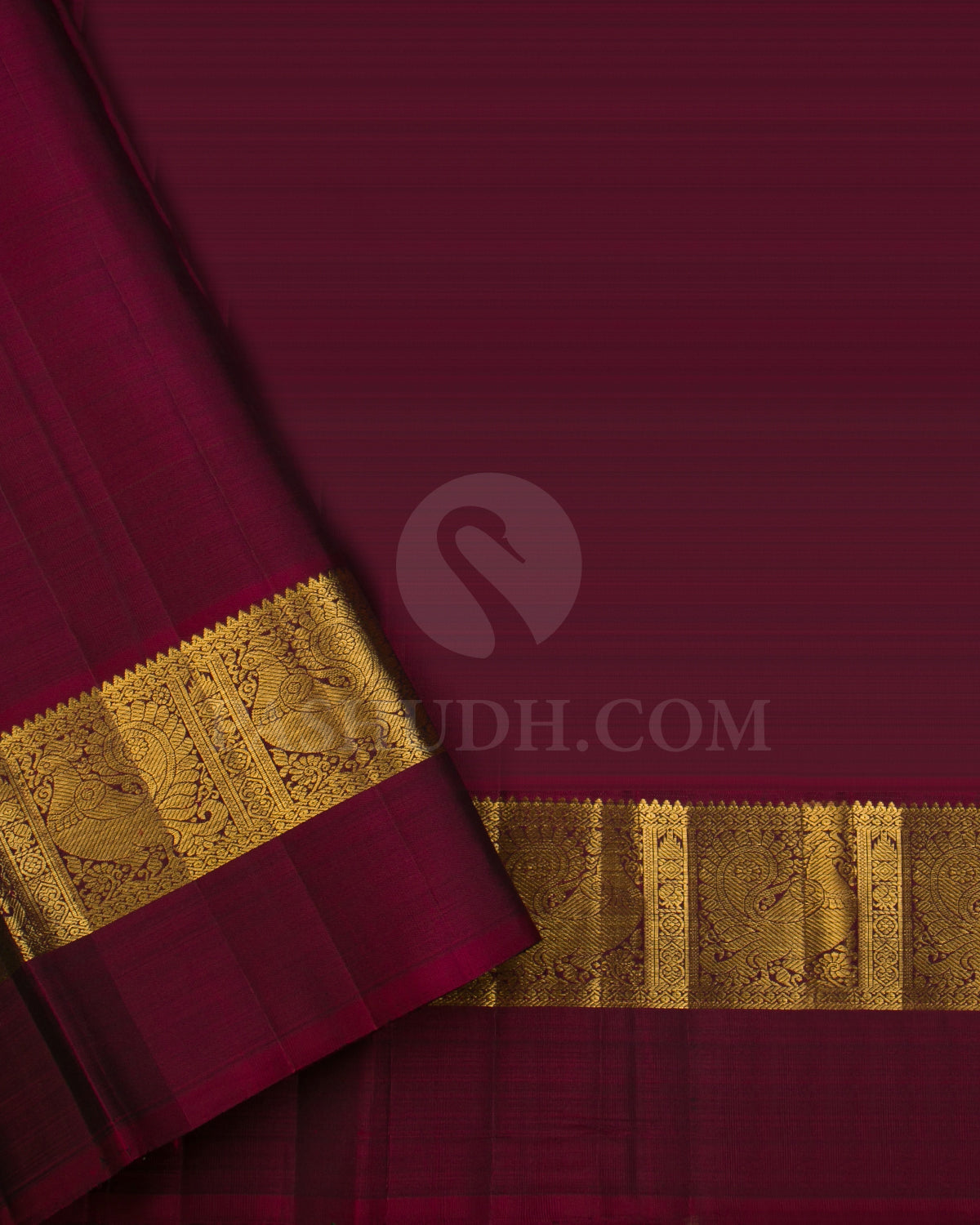 Bottle Green And Maroon Traditional Kanjivaram Silk Saree - SVJ19