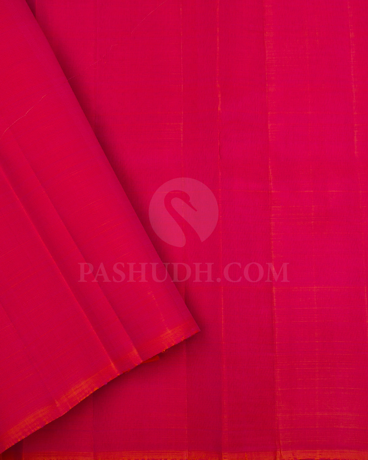 Orange Shot Pink Kanjivaram Silk Saree - K8