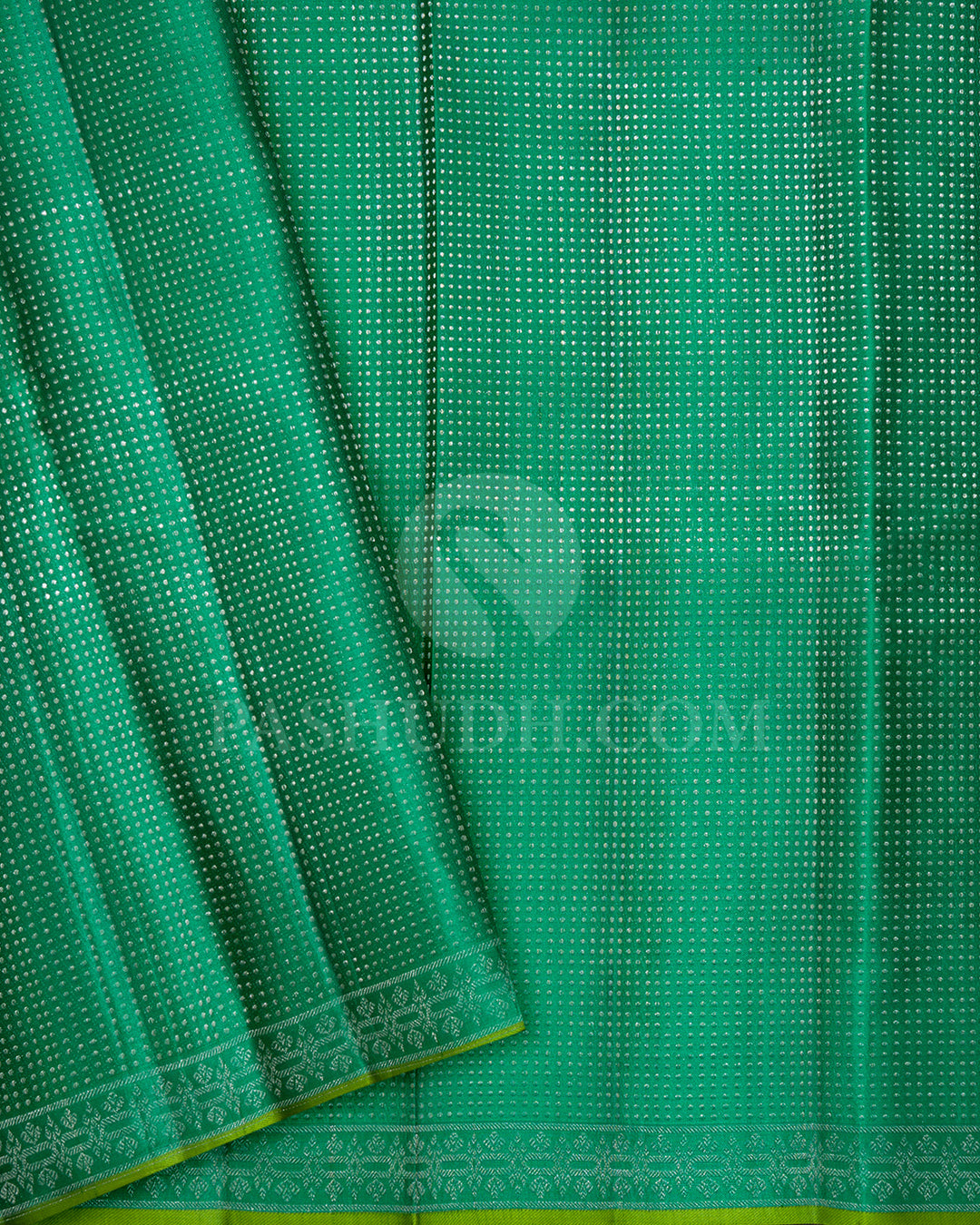 Shades Of Green Kanjivaram Silk Saree-DJ410(E)
