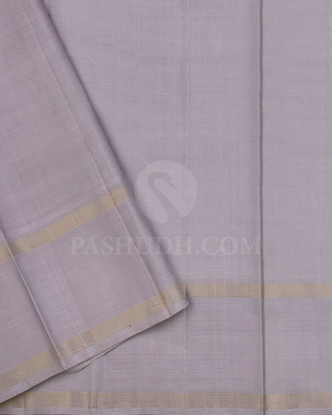 Multicolour and Grey Traditional Kanjivaram Silk Saree - AK7