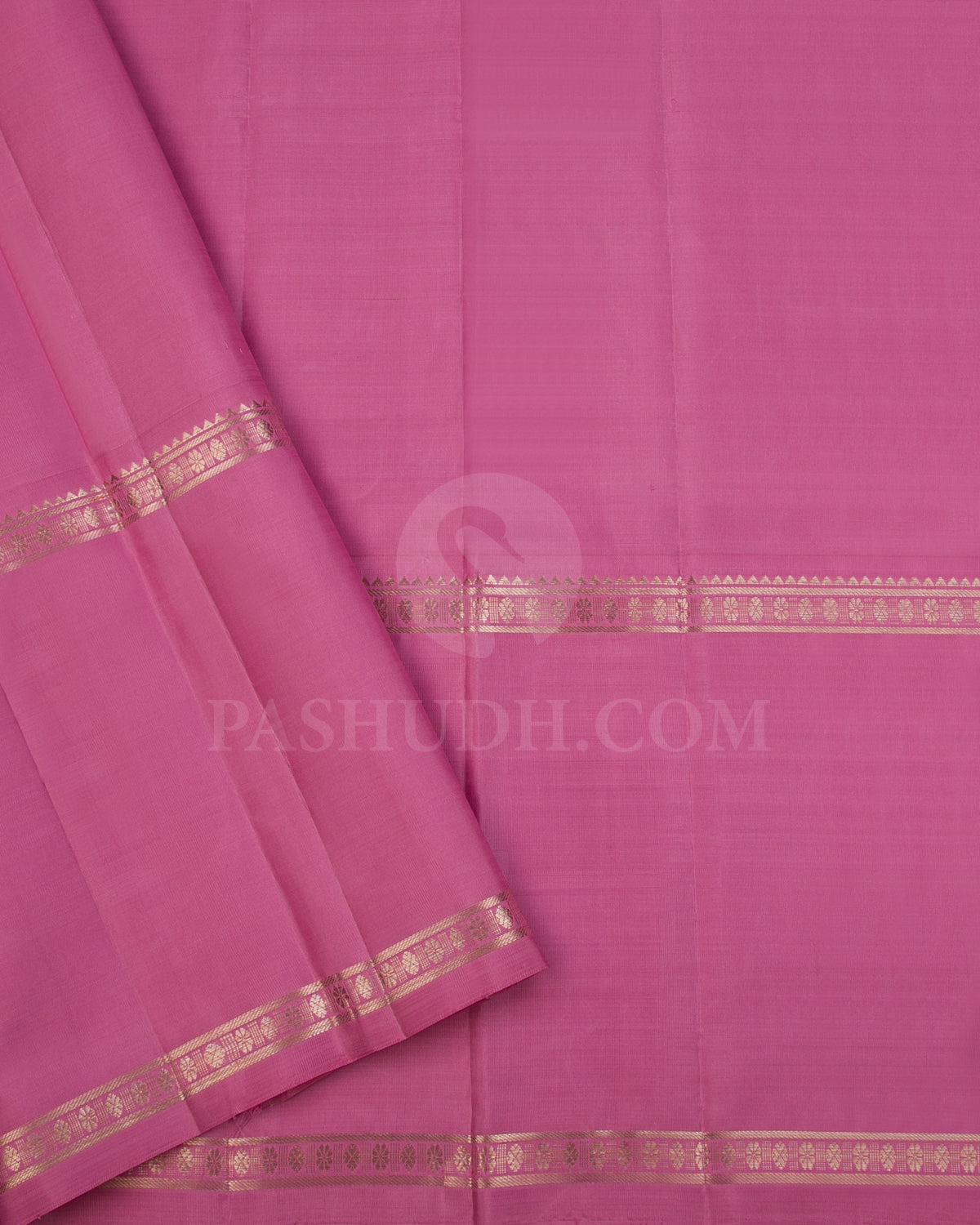 Baby Pink Traditional Kanjivaram Silk Saree - SVJ20