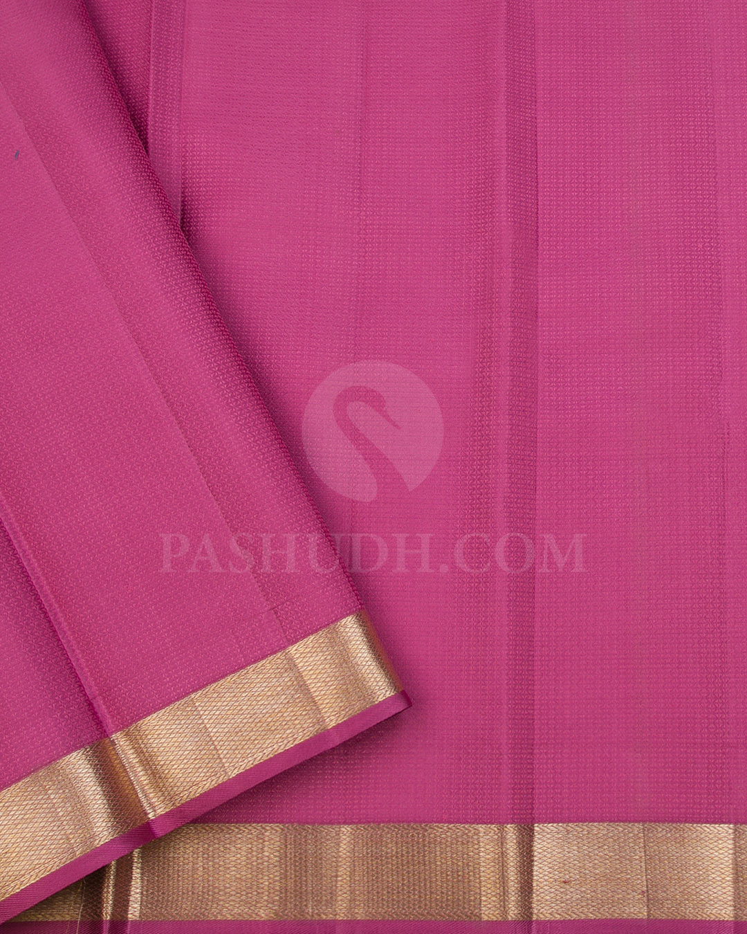 Mild Pink and Rouge Pink Kanjivaram Silk Saree - DJ278(C)