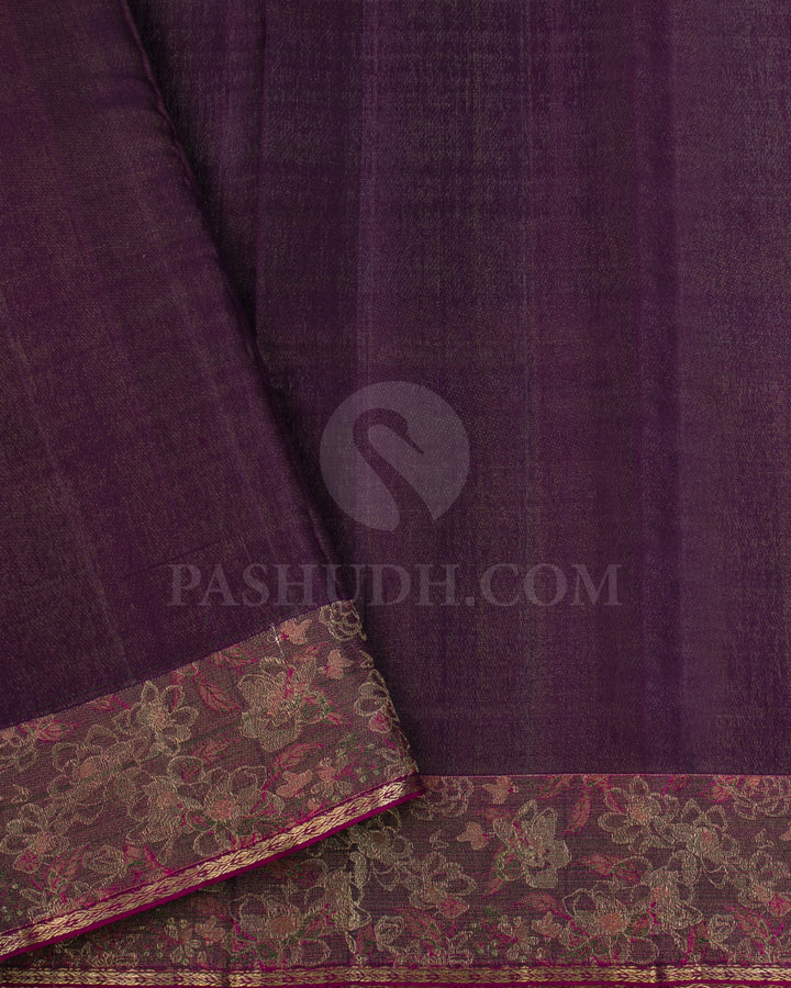 Purple Kanjivaram Silk Saree - DJ330(A)