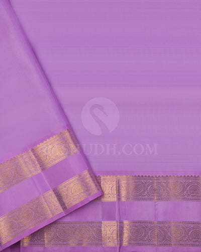 Purple And Lavender Kanjivaram Silk Saree - S1289(A)