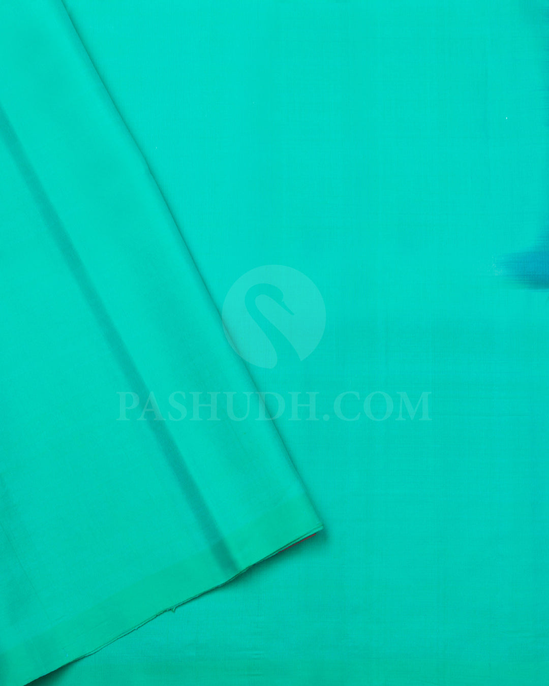 Dark Blue And Light Green Soft Silk Saree - C68