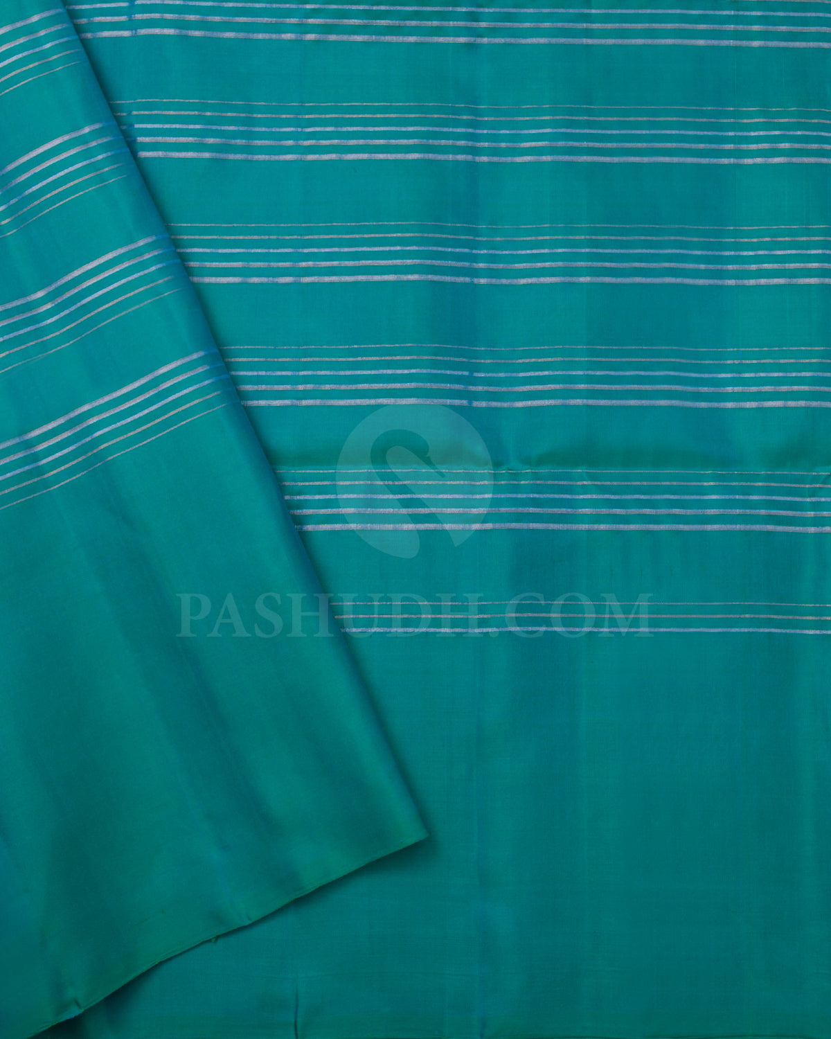 Yellow And Turquoise Blue Soft Silk Saree - C37