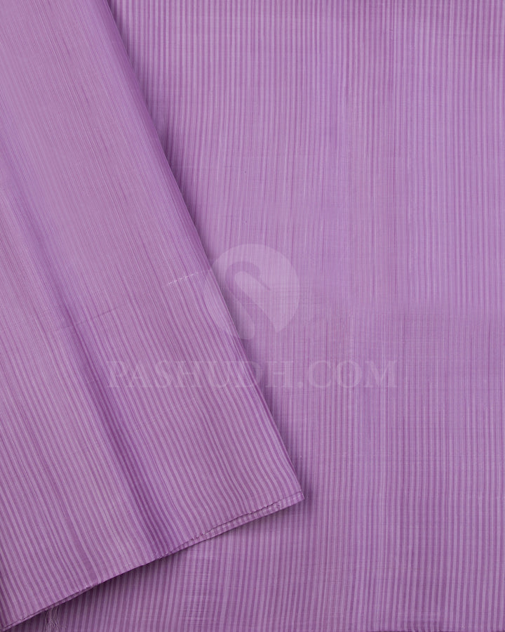 Lavender Soft Silk Saree - C103