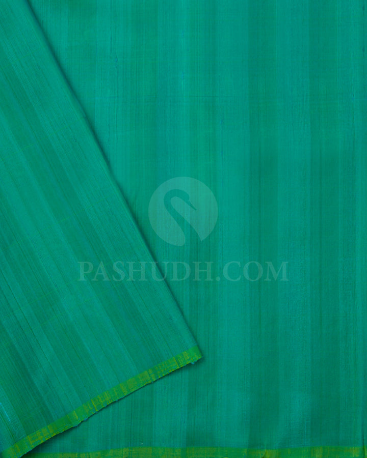 Lime Yellow And Green Soft Silk Saree - C92