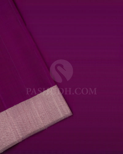 Violet Kanjivaram Silk Saree - S1285(A)