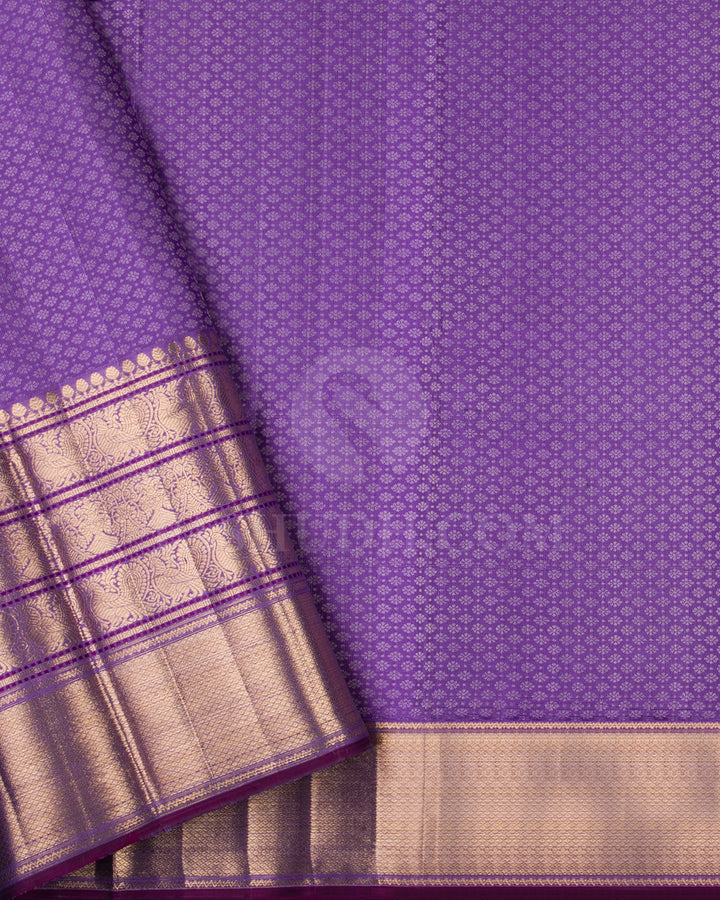 Lavender Kanjivaram Silk Saree - D588(A)