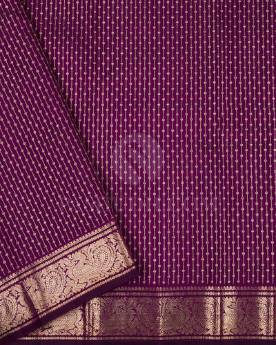 Violet Kanjivaram Silk Saree - S1306(A)