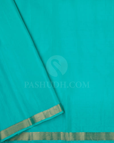 Sky Blue Soft Silk Saree - C65