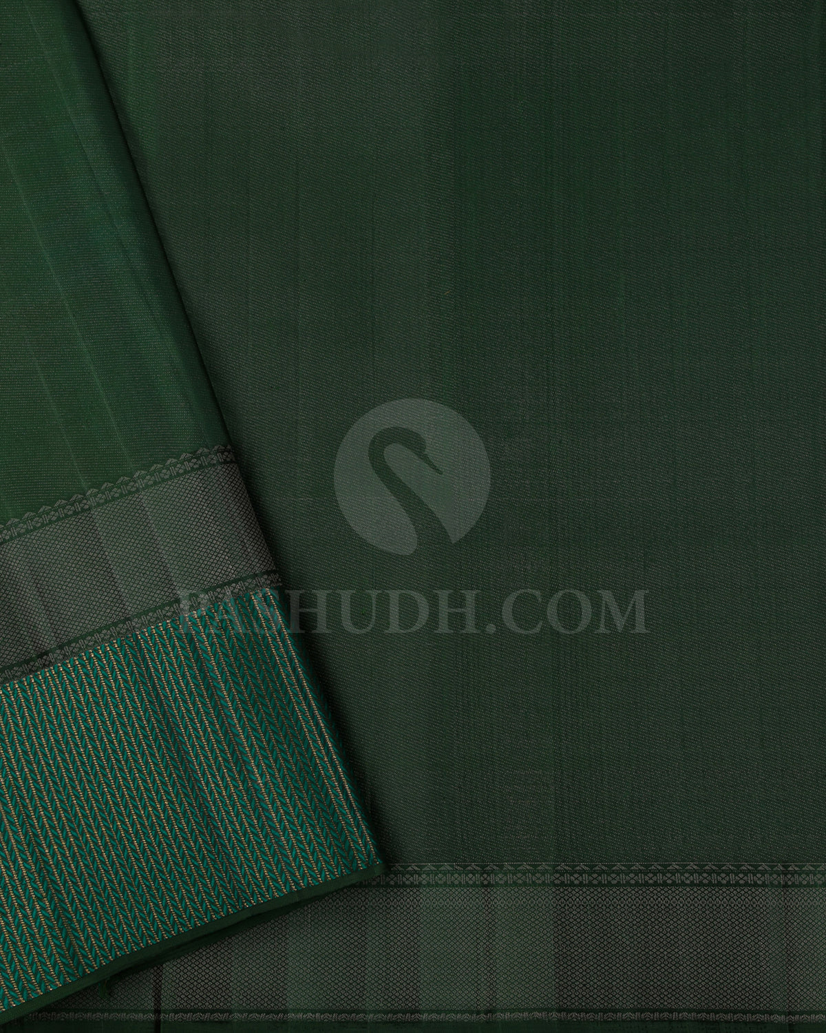 Violet And Dark Green Kanjivaram Silk Saree - D576(B)