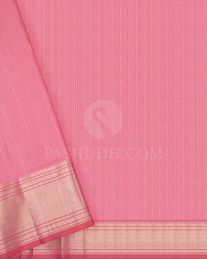 Baby Pink Kanjivaram Silk Saree - S1052(C)