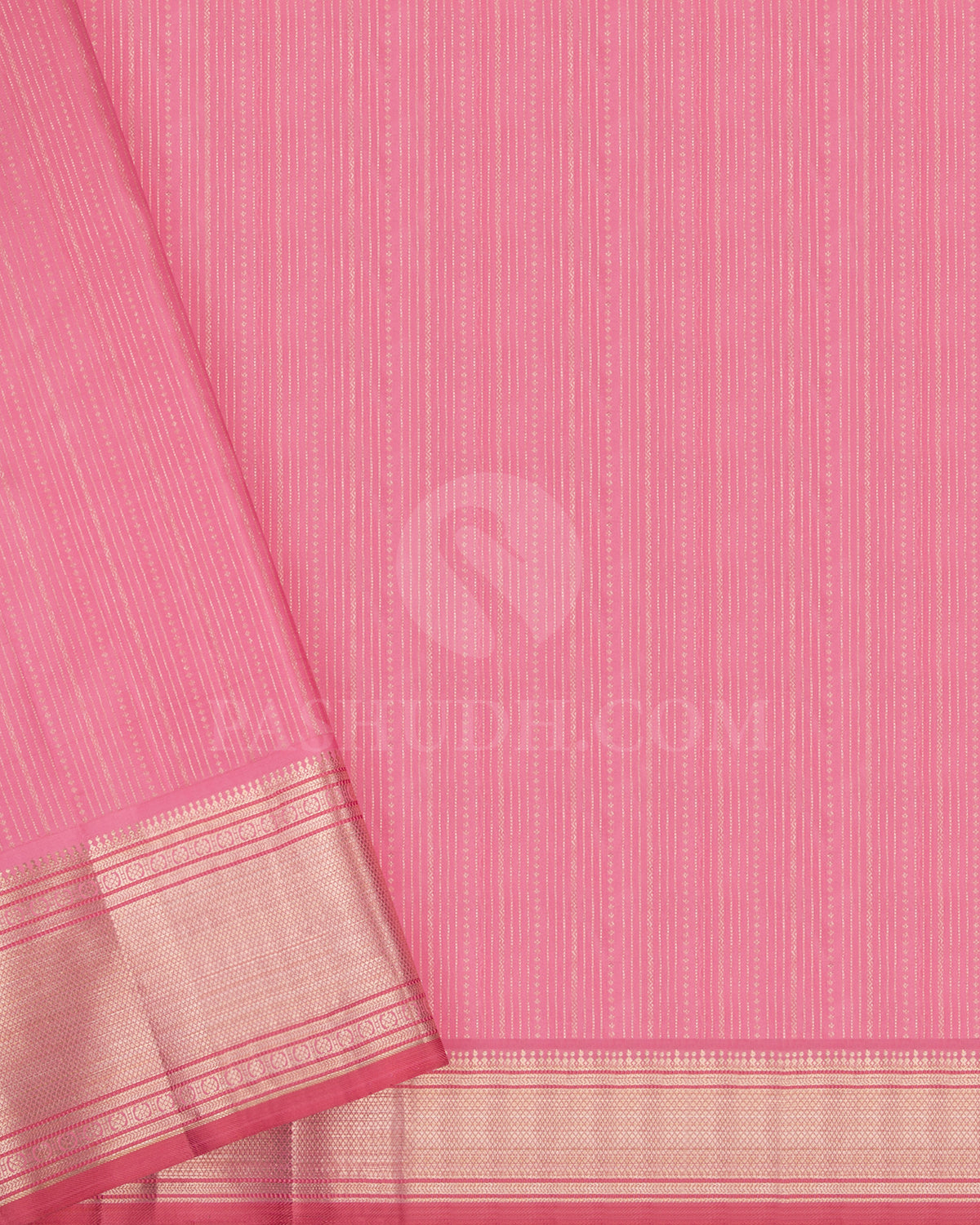 Baby Pink Kanjivaram Silk Saree - S1052(C)