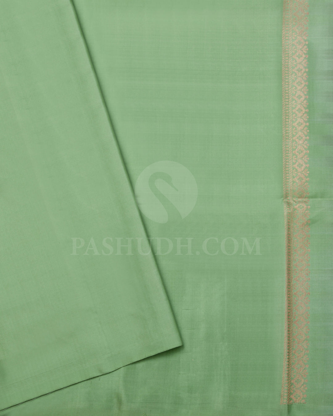 Light Lavender And Pastel Green Soft Silk Saree - C66