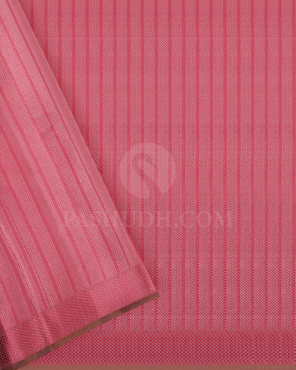 Peachy Pink Kanjivaram Silk Saree - D580(B)