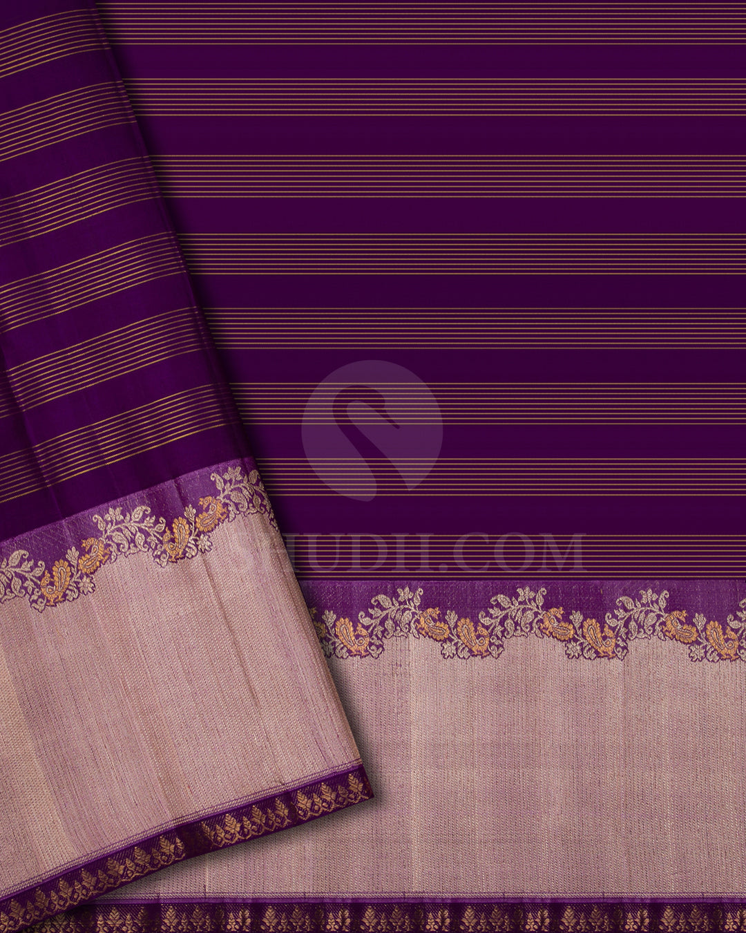 Lavender Traditional Kanjivaram Silk Saree - S1131(F)