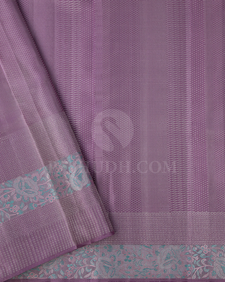 Lavender Kanjivaram Silk Saree - DT264(B)
