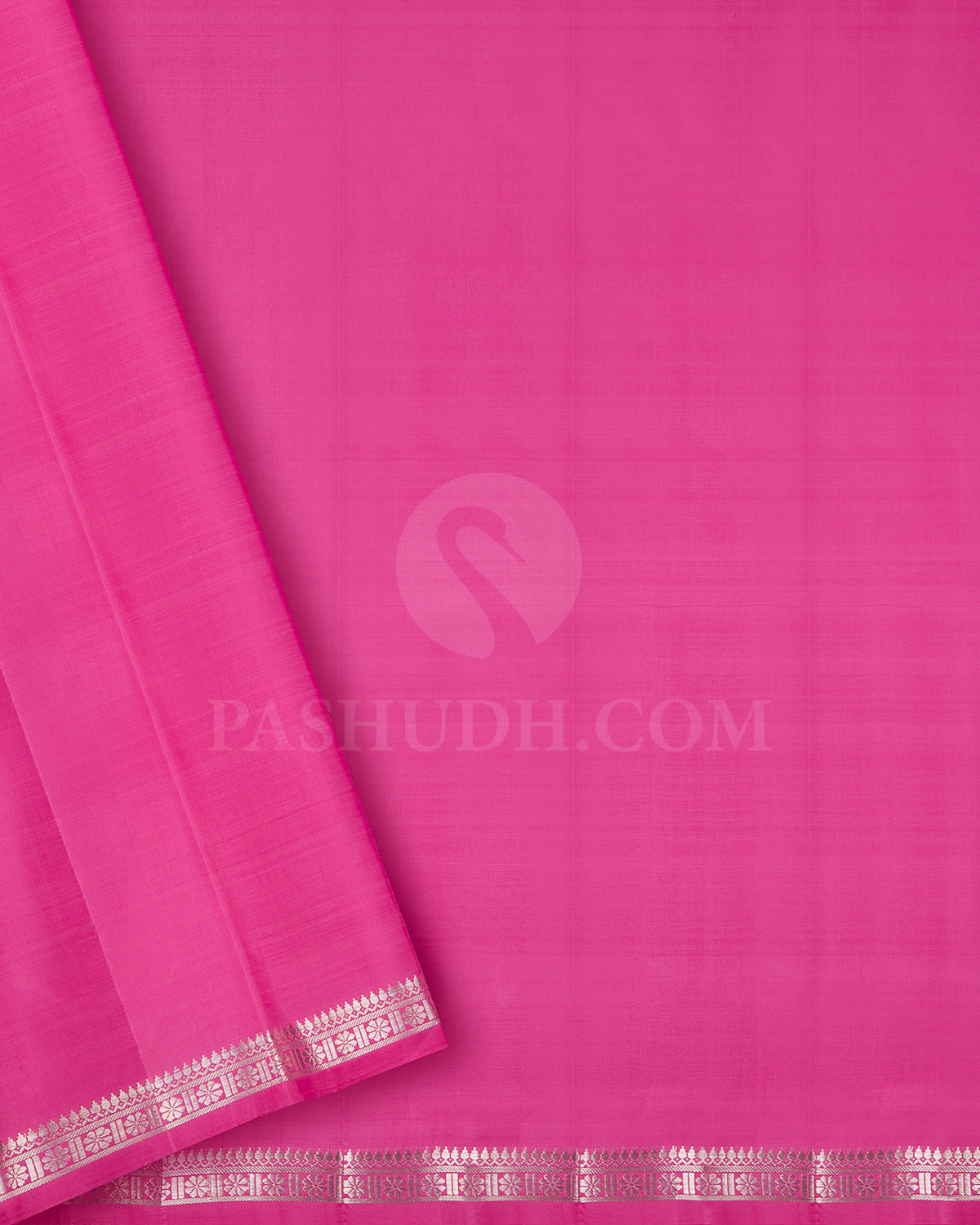 Black And Rose Pink Traditional Kanjivaram Silk Saree - SVJ43